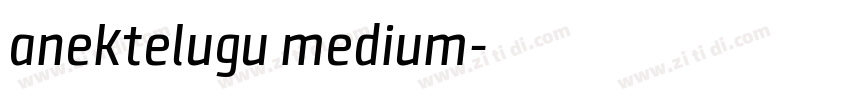 anektelugu medium字体转换